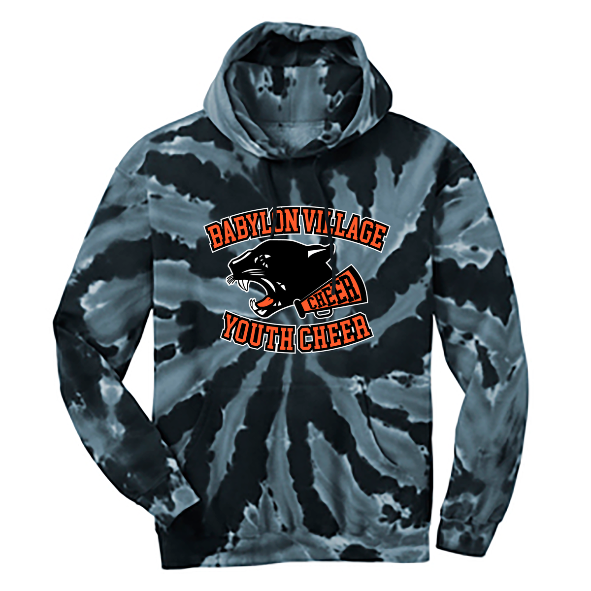 Babylon Village Cheer Tie-Dye Pullover Hooded Sweatshirt