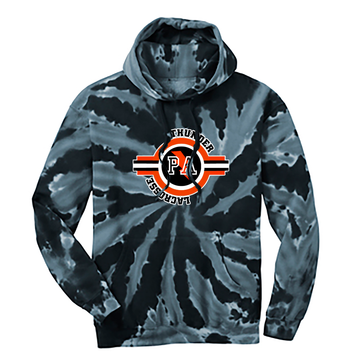 PA Thunder Girls Lacrosse Unisex Tie-Dye Pullover Hooded Sweatshirt