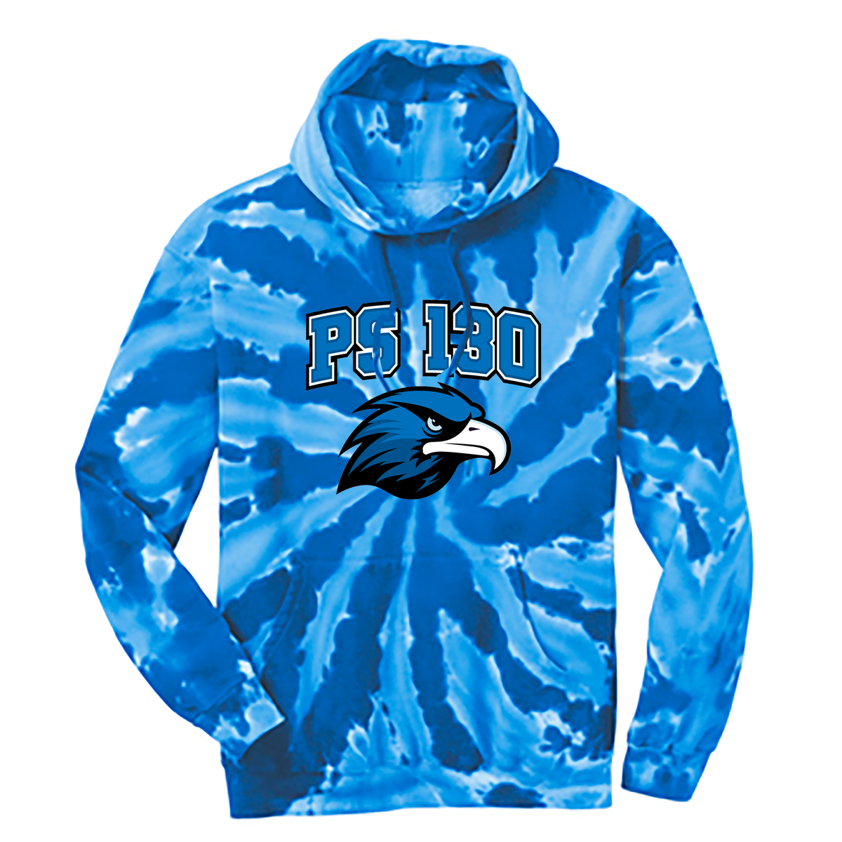 PS 130 Tie-Dye Pullover Hooded Sweatshirt