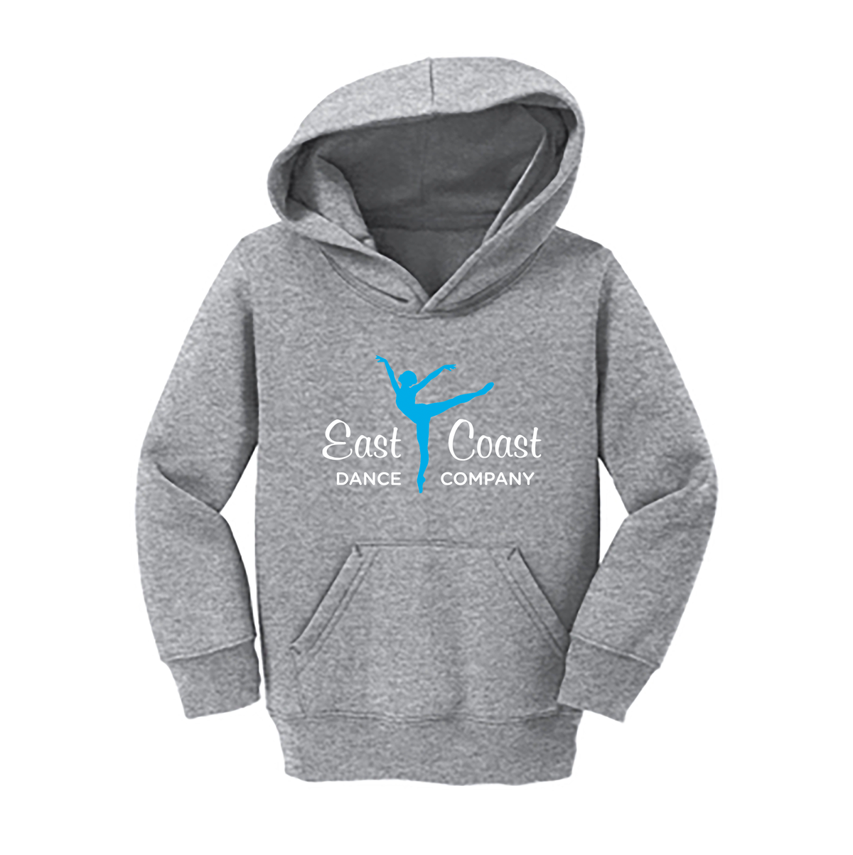 East Coast Dance Company Toddler Core Fleece Pullover Hooded Sweatshirt