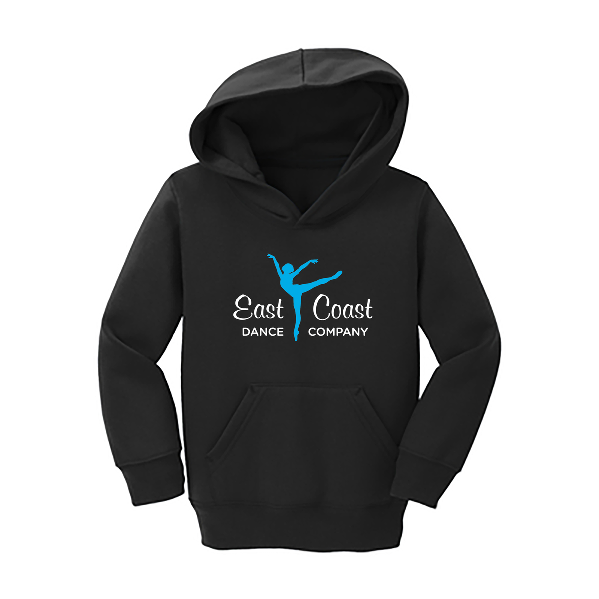 East Coast Dance Company Toddler Core Fleece Pullover Hooded Sweatshirt