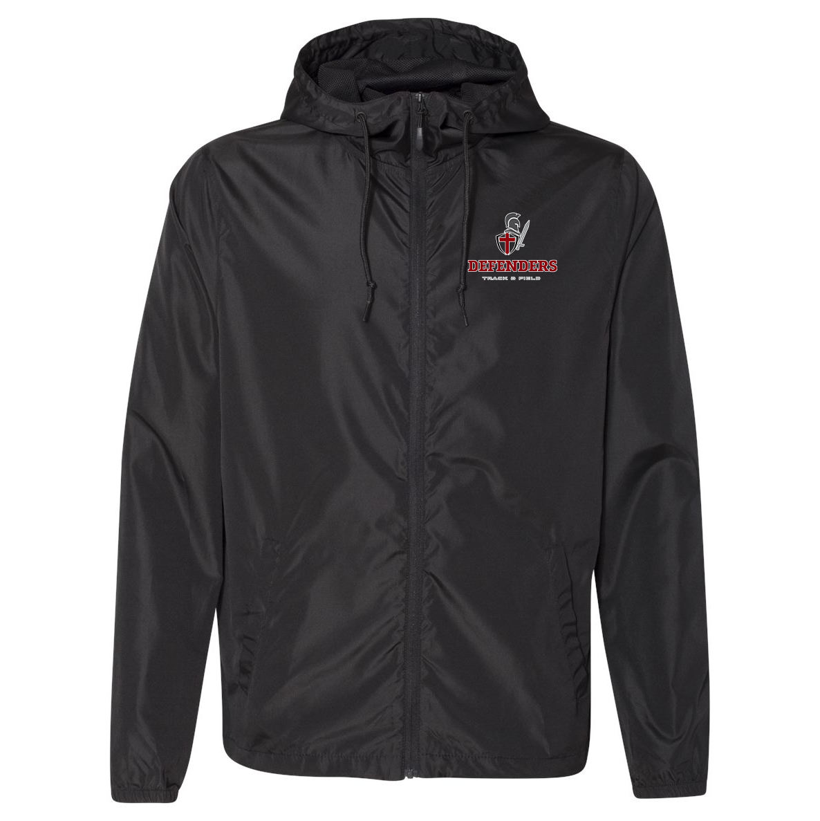 Defenders Track & Field Lightweight Windbreaker Full-Zip Jacket