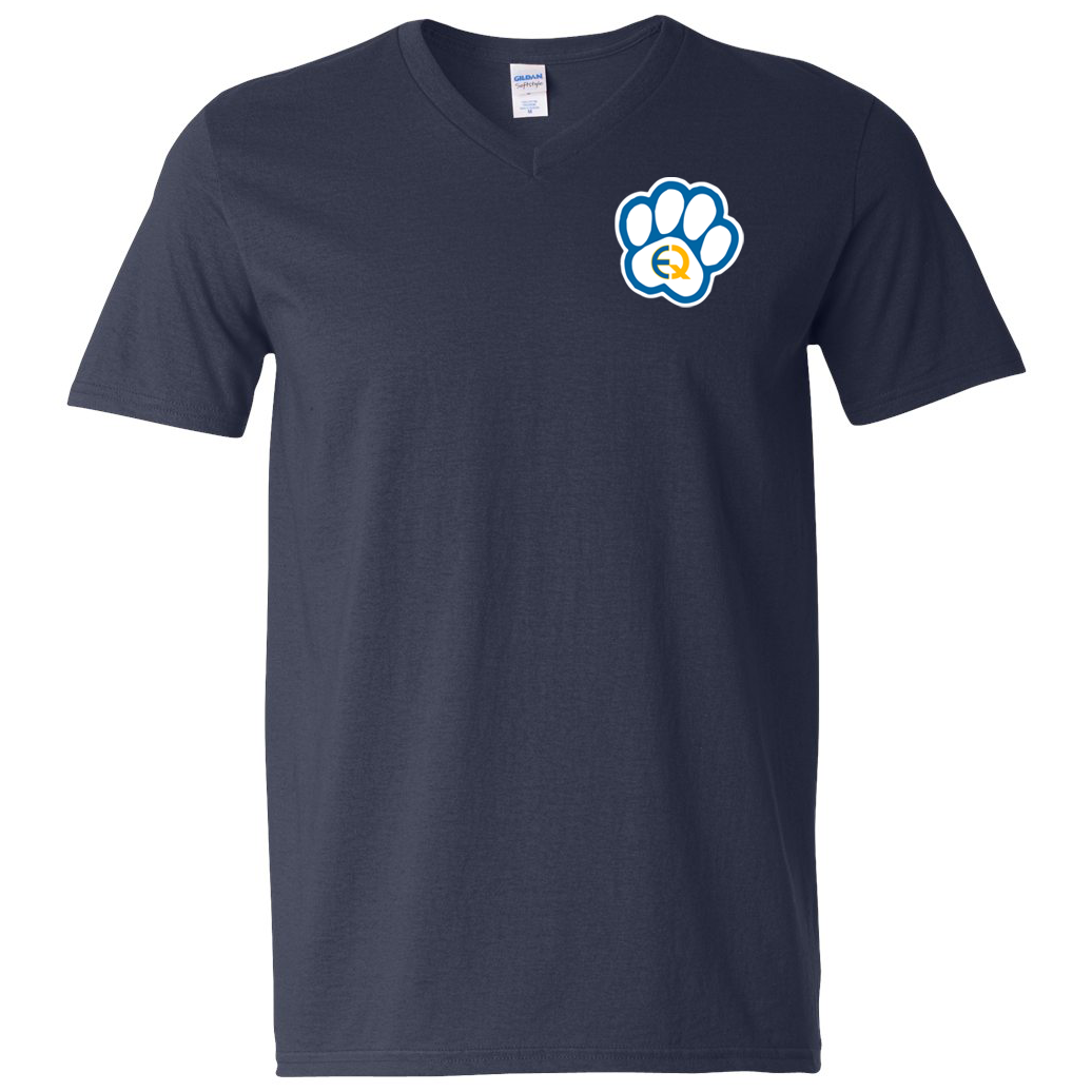 East Quogue School District Softstyle V-Neck T-Shirt