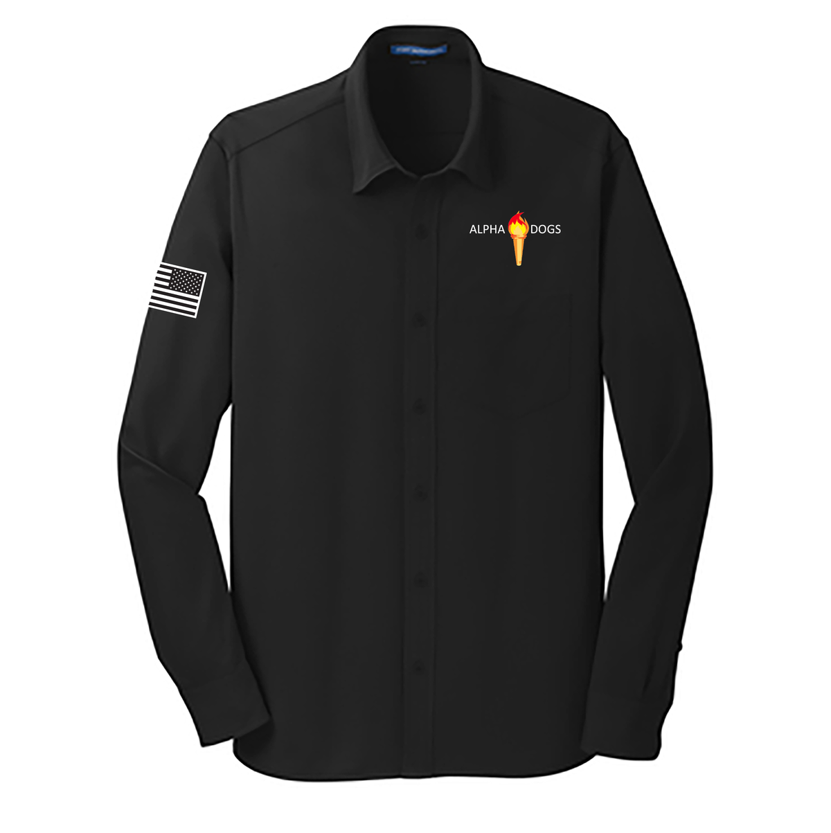 HQ&A Company Cyber Training Battalion Dimension Knit Dress Shirt