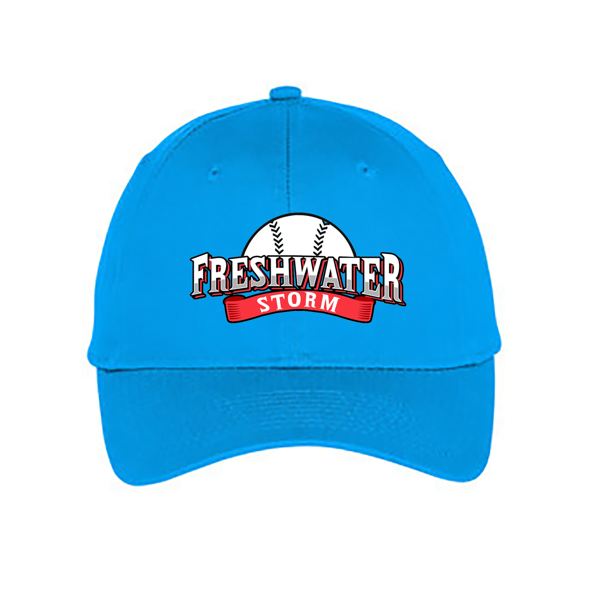 Freshwater Storm Baseball Six-Panel Unstructured Twill Cap