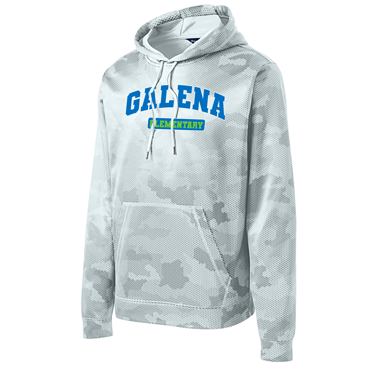 Galena Elementary School CamoHex Hoodie