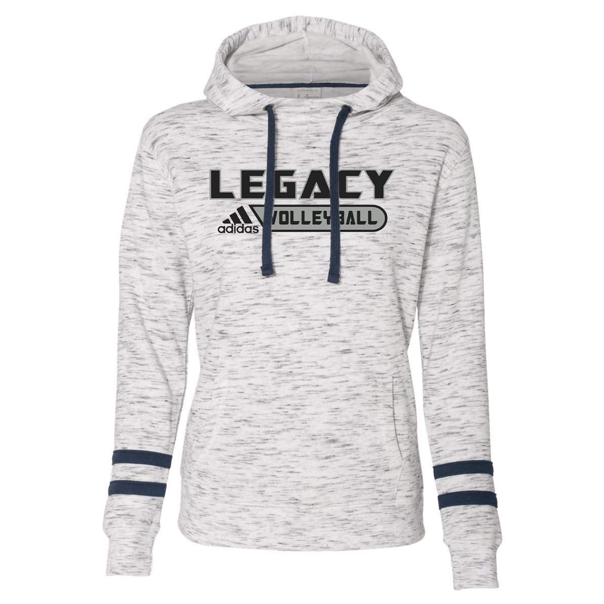 Legacy Volleyball Club Melange Striped Hoodie