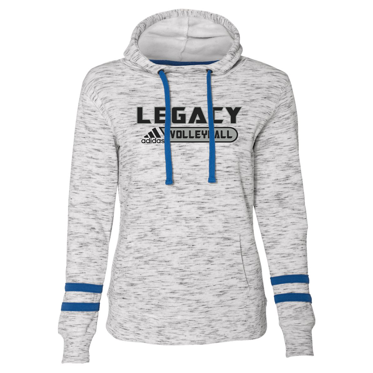 Legacy Volleyball Club Melange Striped Hoodie