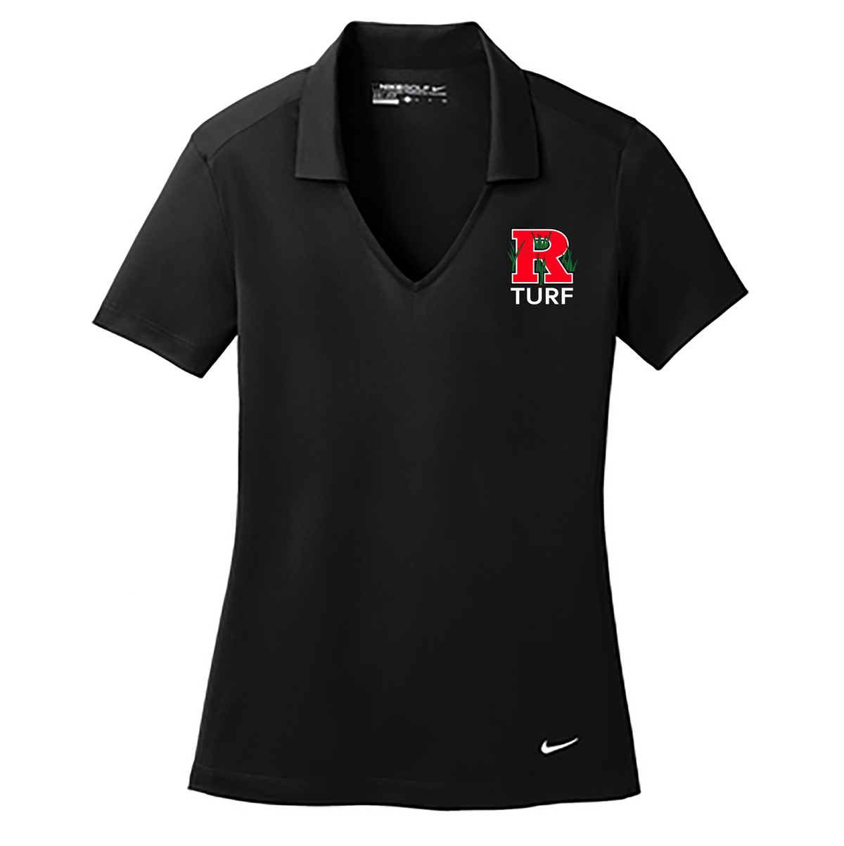 Rutgers Turf Nike Ladies Dri-FIT Vertical Mesh Polo