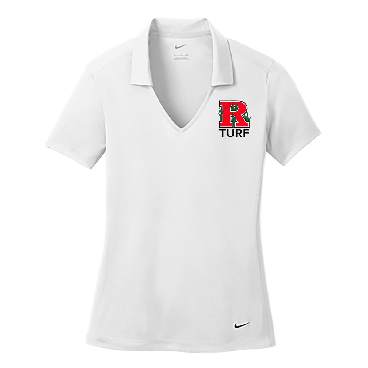 Rutgers Turf Nike Ladies Dri-FIT Vertical Mesh Polo