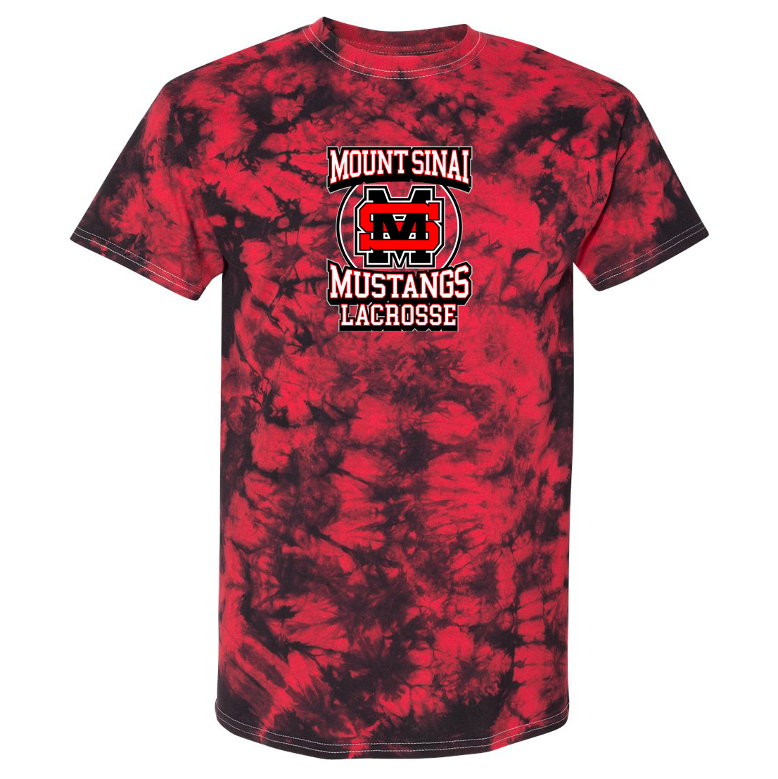 Mount Sinai Lacrosse Crystal Tie-Dyed T-Shirt