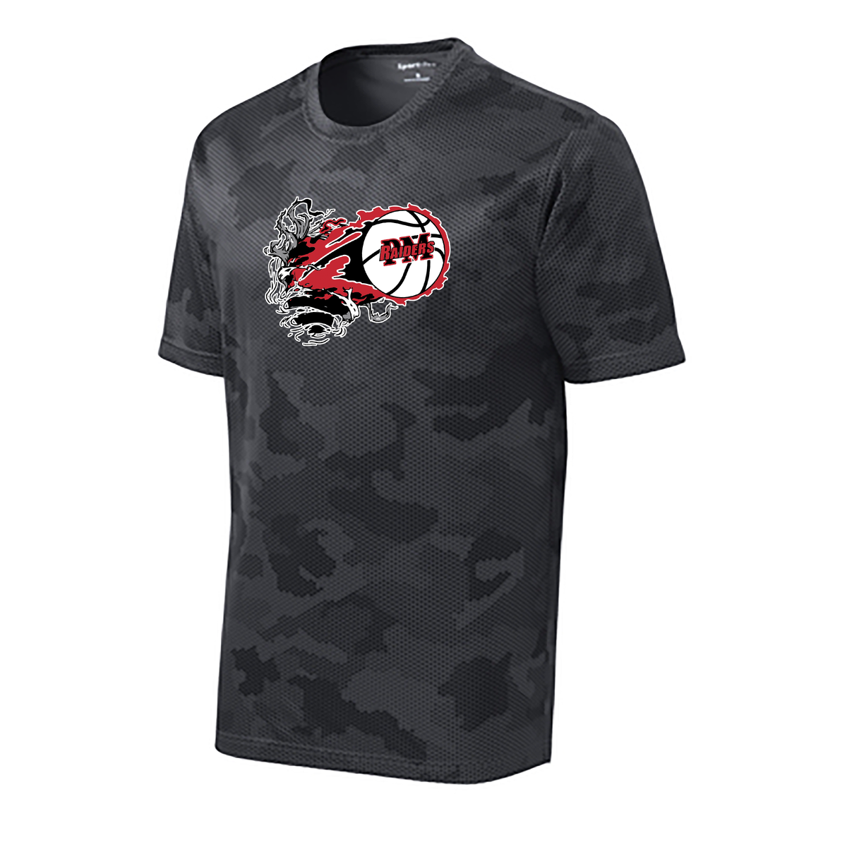 Raider Basketball CamoHex Tee