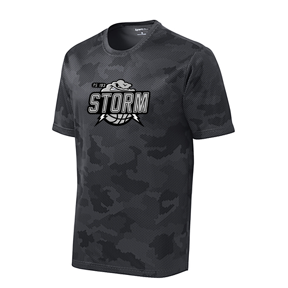 PS 193 Storm Basketball CamoHex Tee