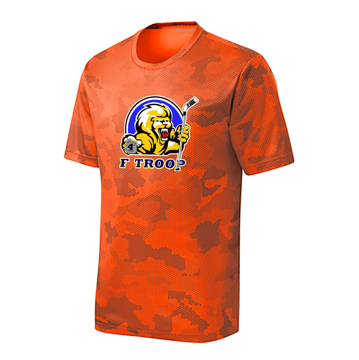 F Troop Hockey CamoHex Tee