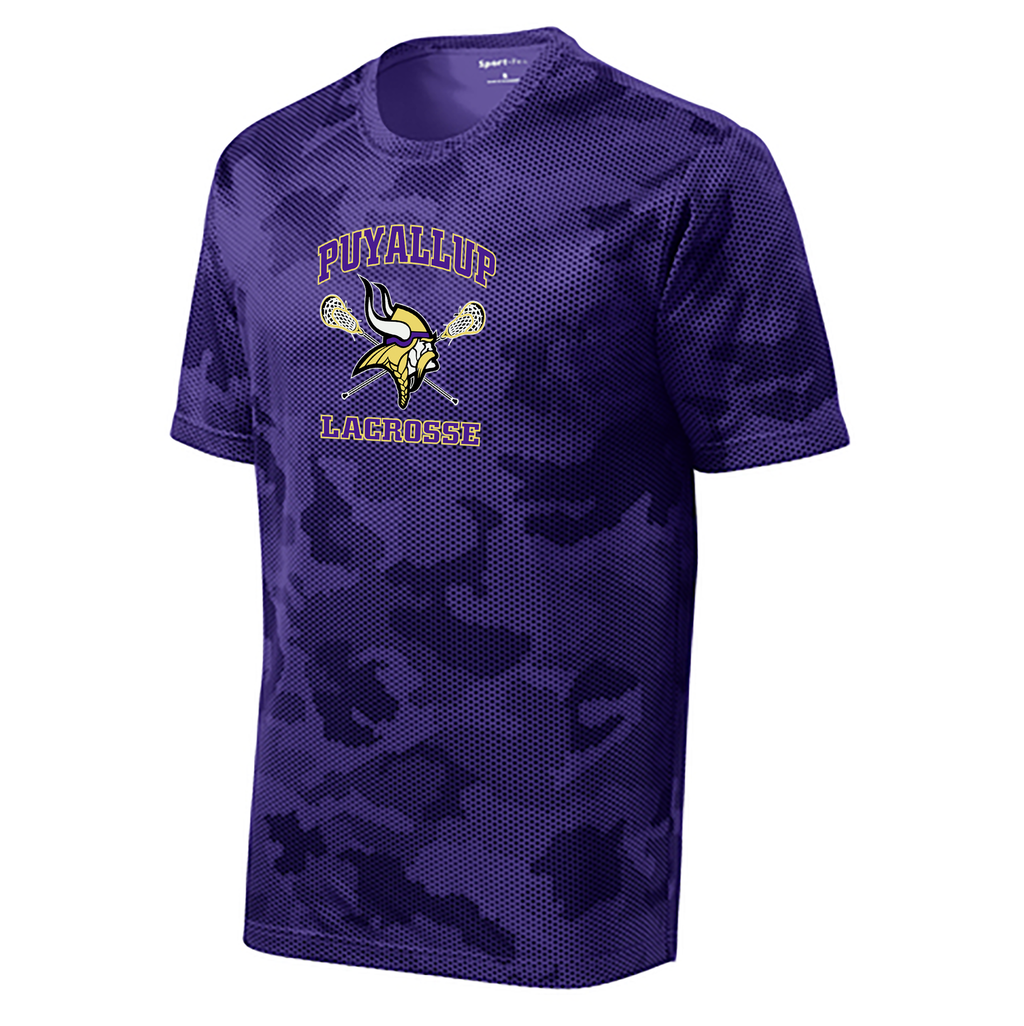 Puyallup Lacrosse CamoHex Tee
