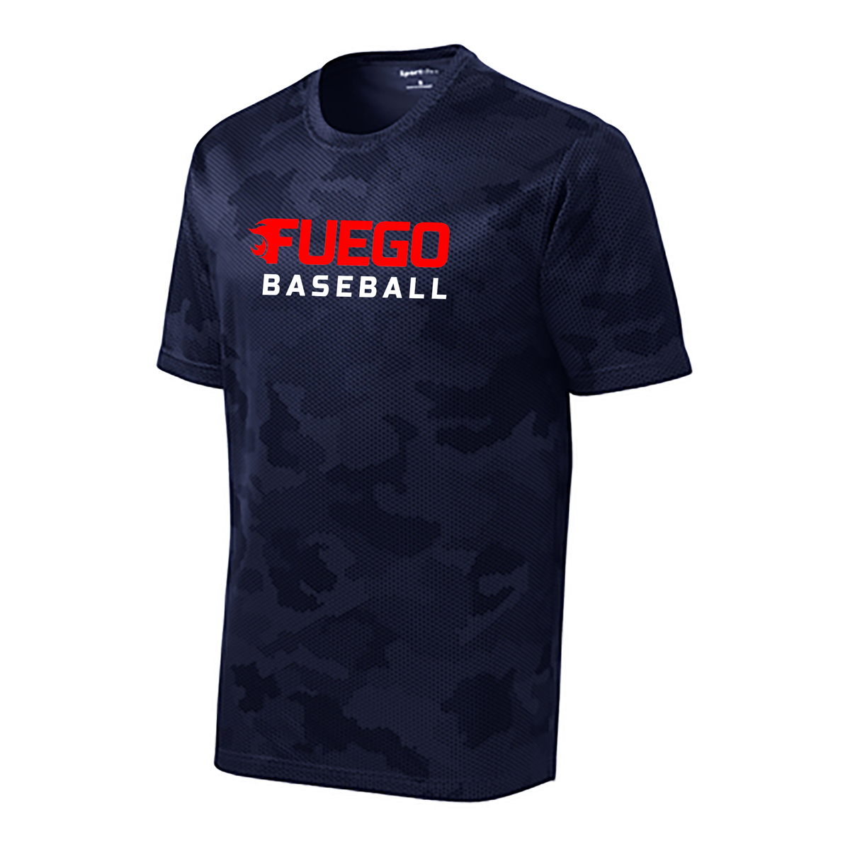 Fuego Baseball CamoHex Tee