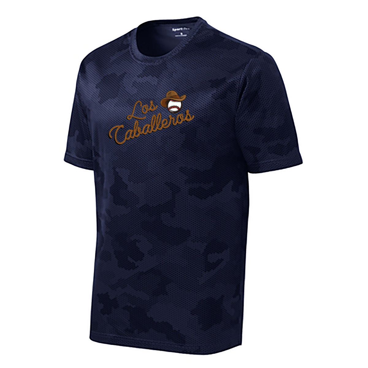 Caballeros Baseball CamoHex Tee (Available in Youth)