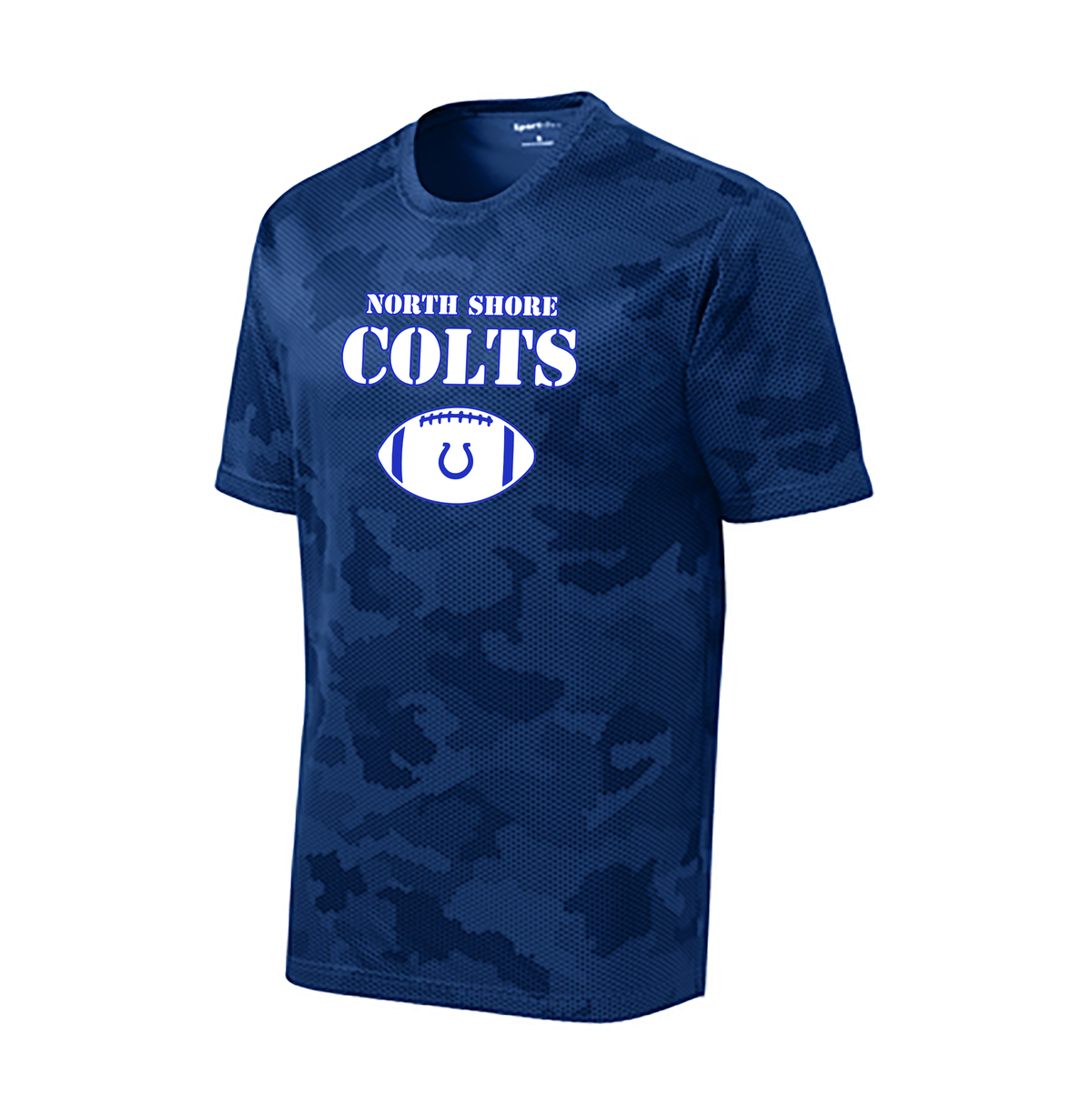 North Shore Colts Football & Cheer CamoHex Tee