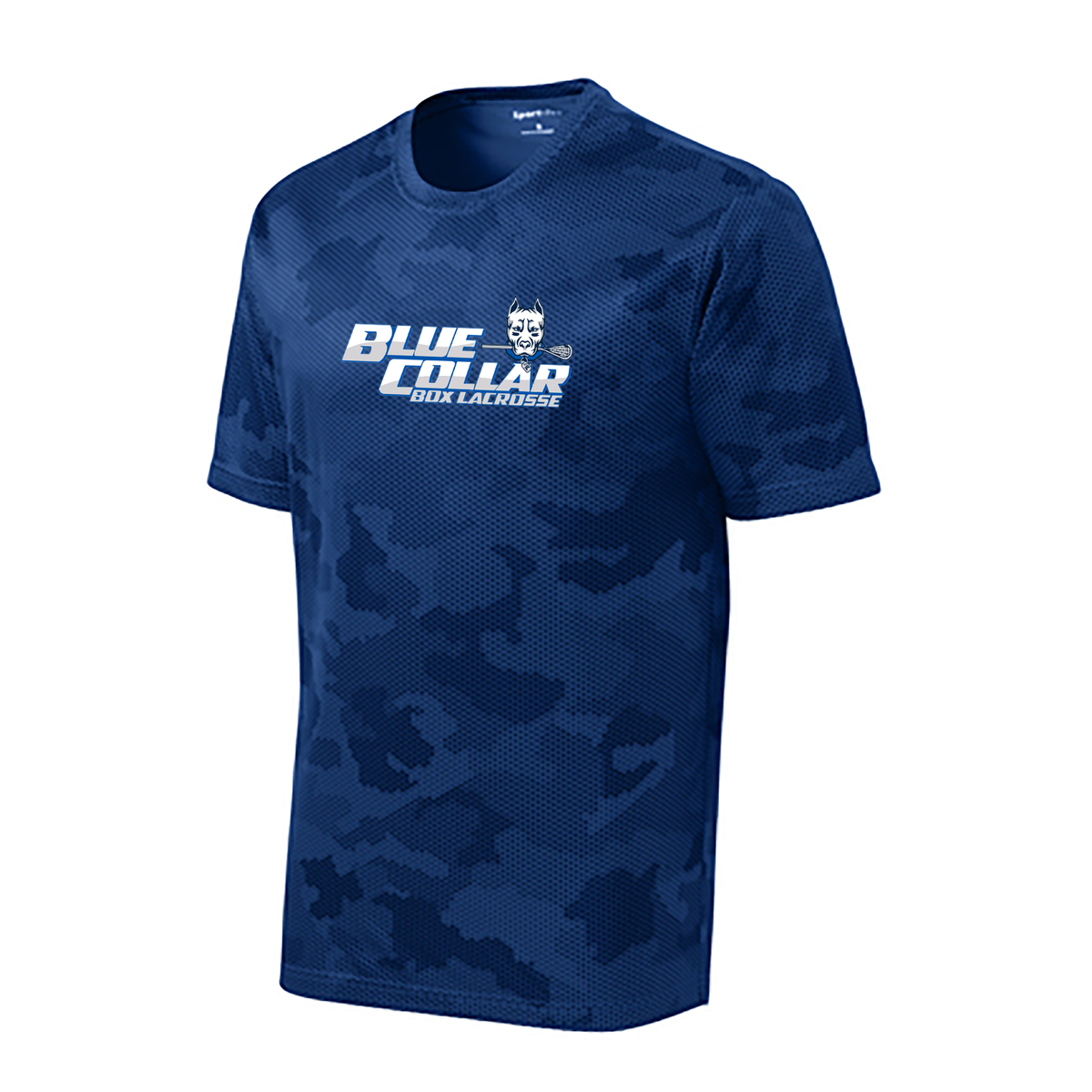 Blue Collar Box Lacrosse CamoHex Tee