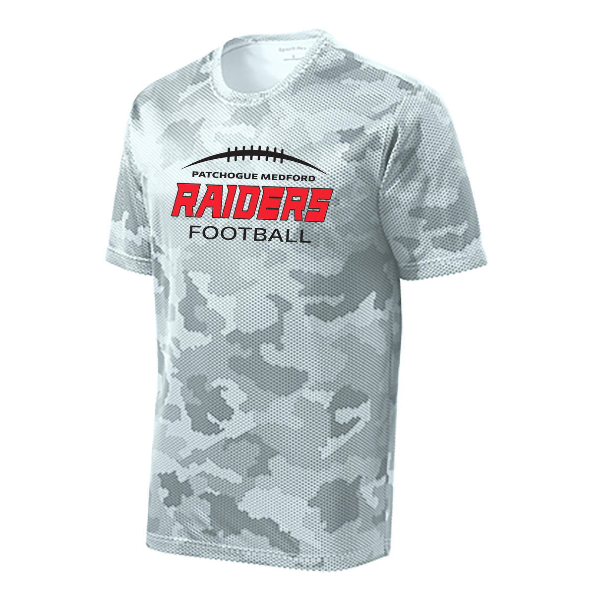 Pat Med Raiders Football CamoHex Tee