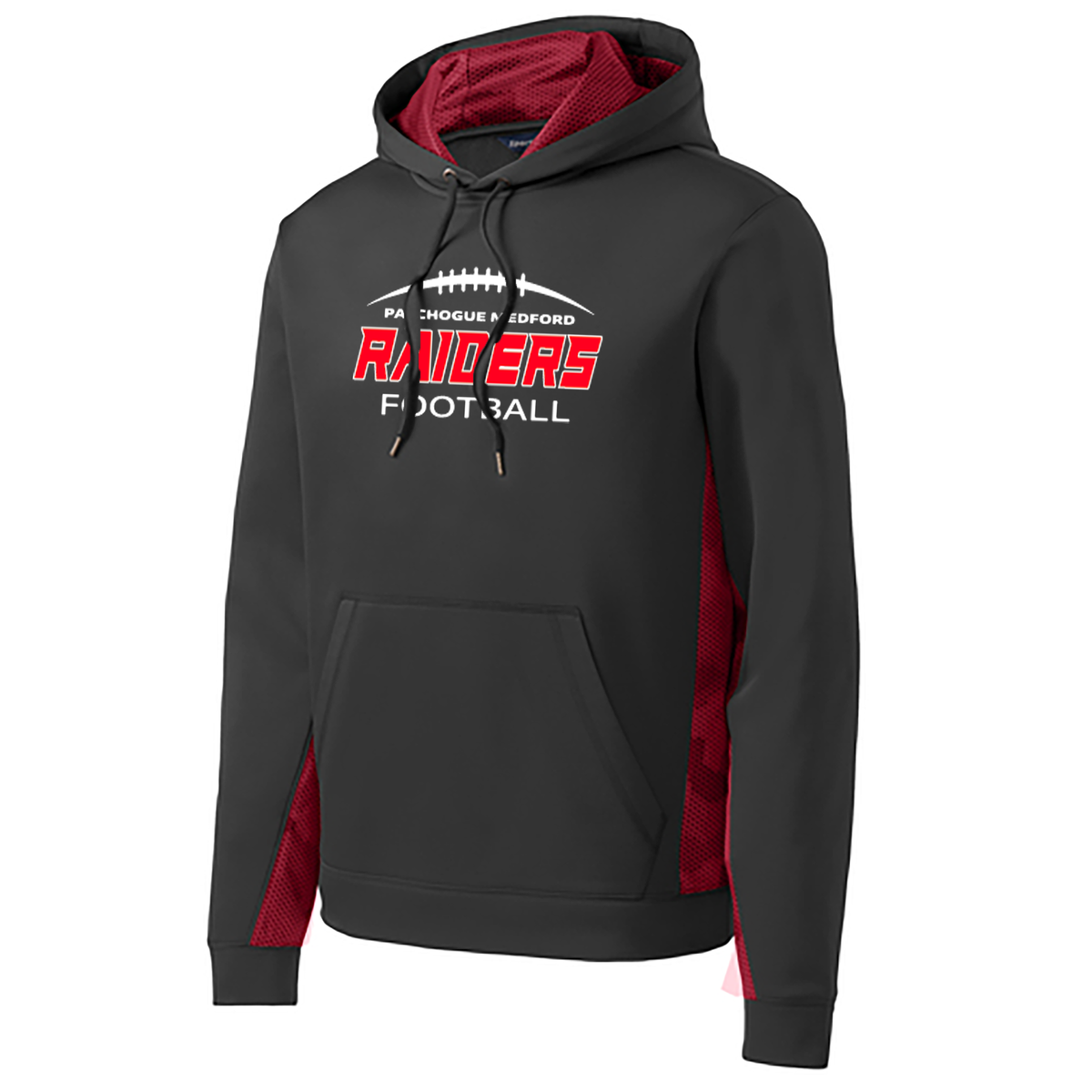 Pat Med Raiders Football Fleece Color Block Hoodie