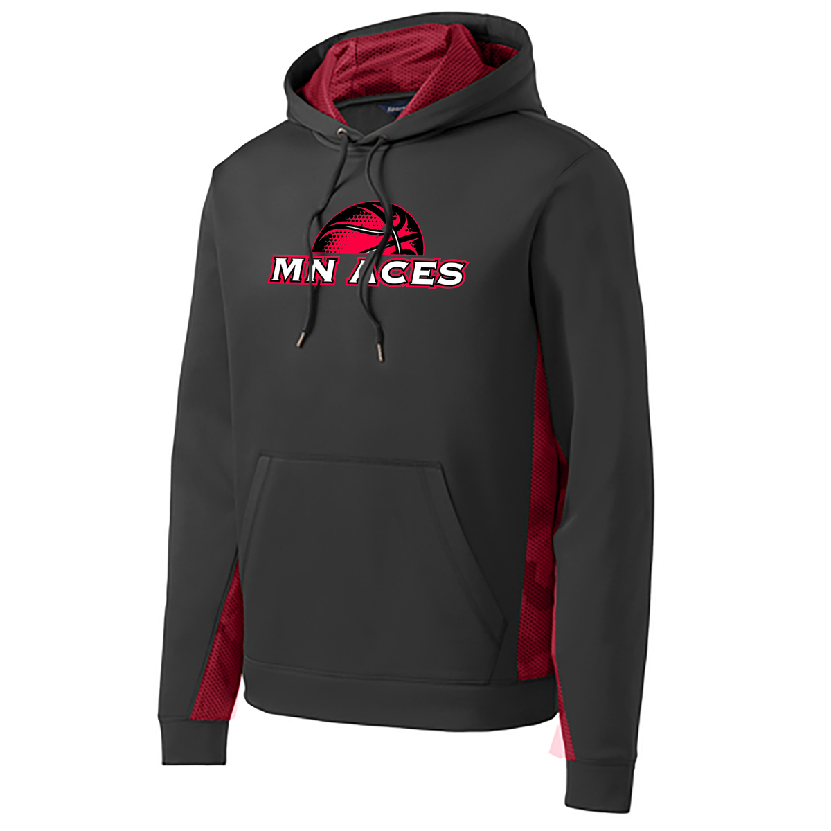 MN Aces Basketball Fleece Color Block Hoodie