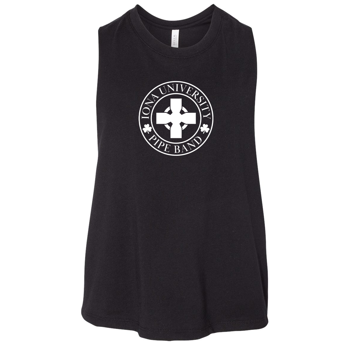 Iona University Pipe Band Women's Racerback Cropped Tank