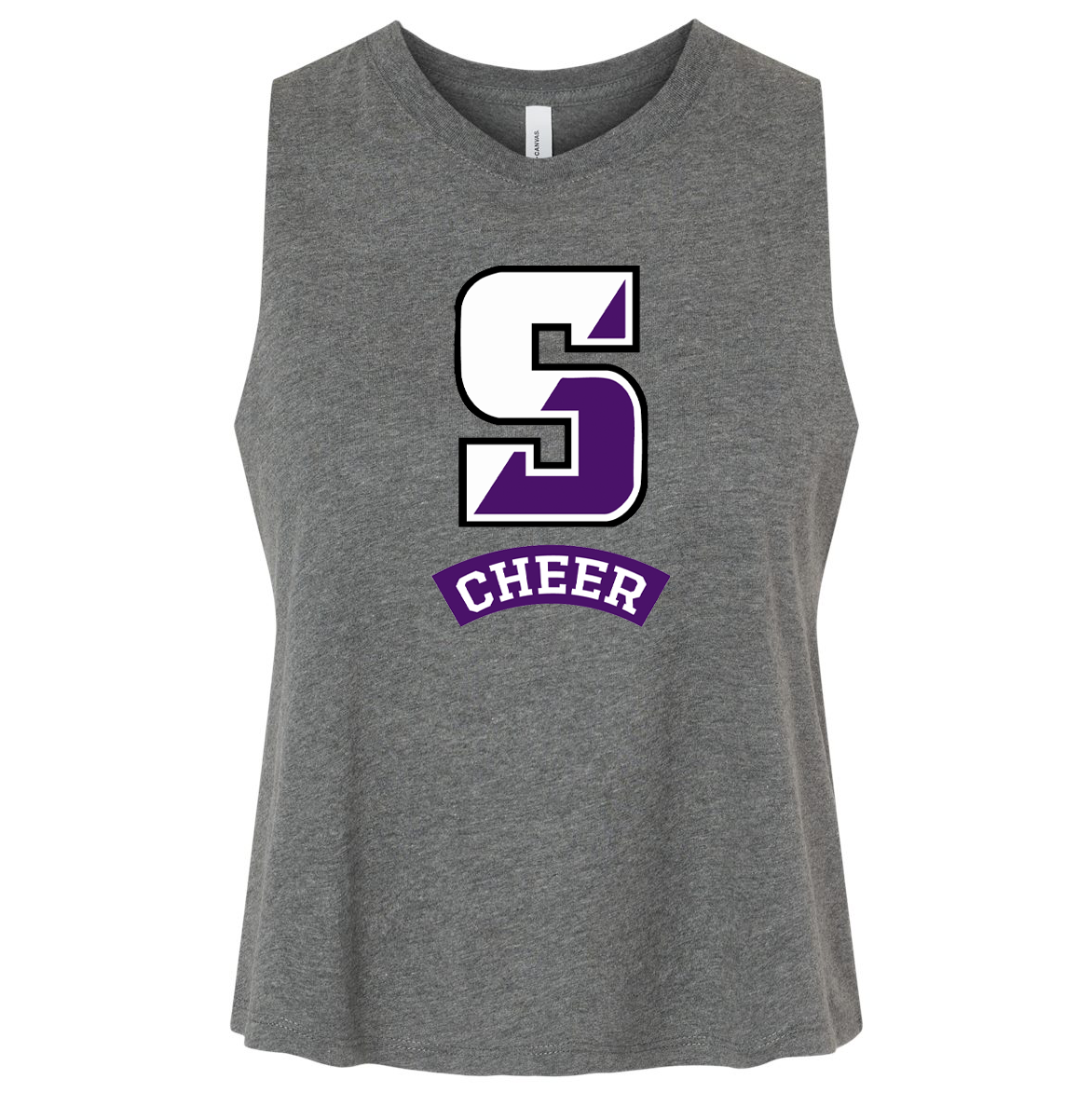 Scranton University Cheer Women's Racerback Cropped Tank