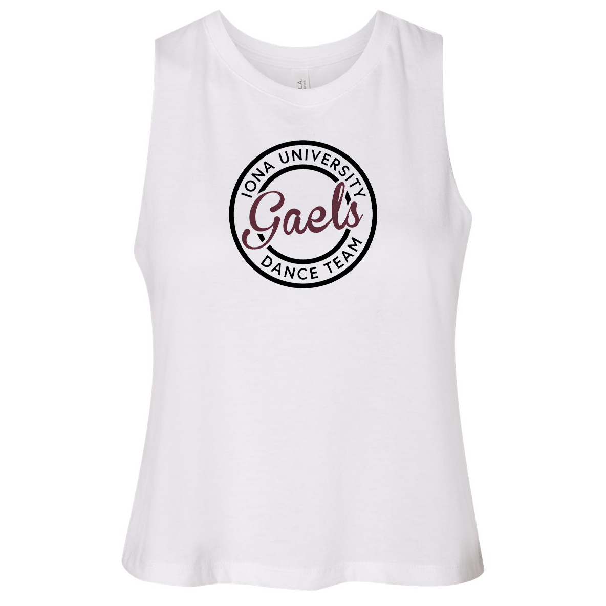 Iona University Dance Team Women's Racerback Cropped Tank