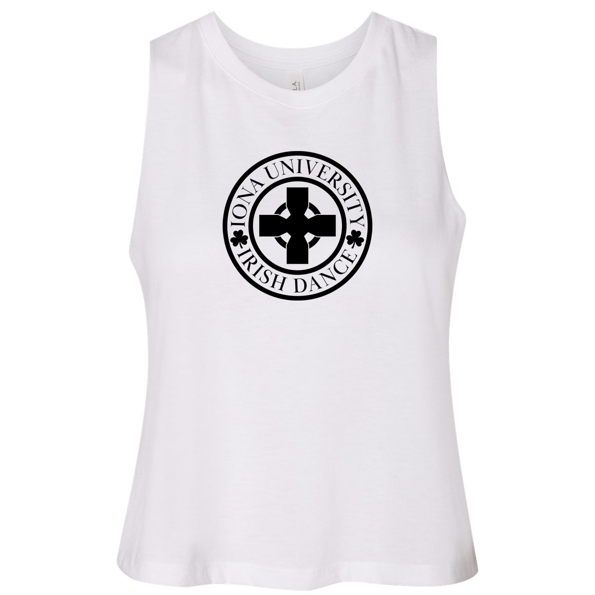 Iona University Irish Dance Women's Racerback Cropped Tank