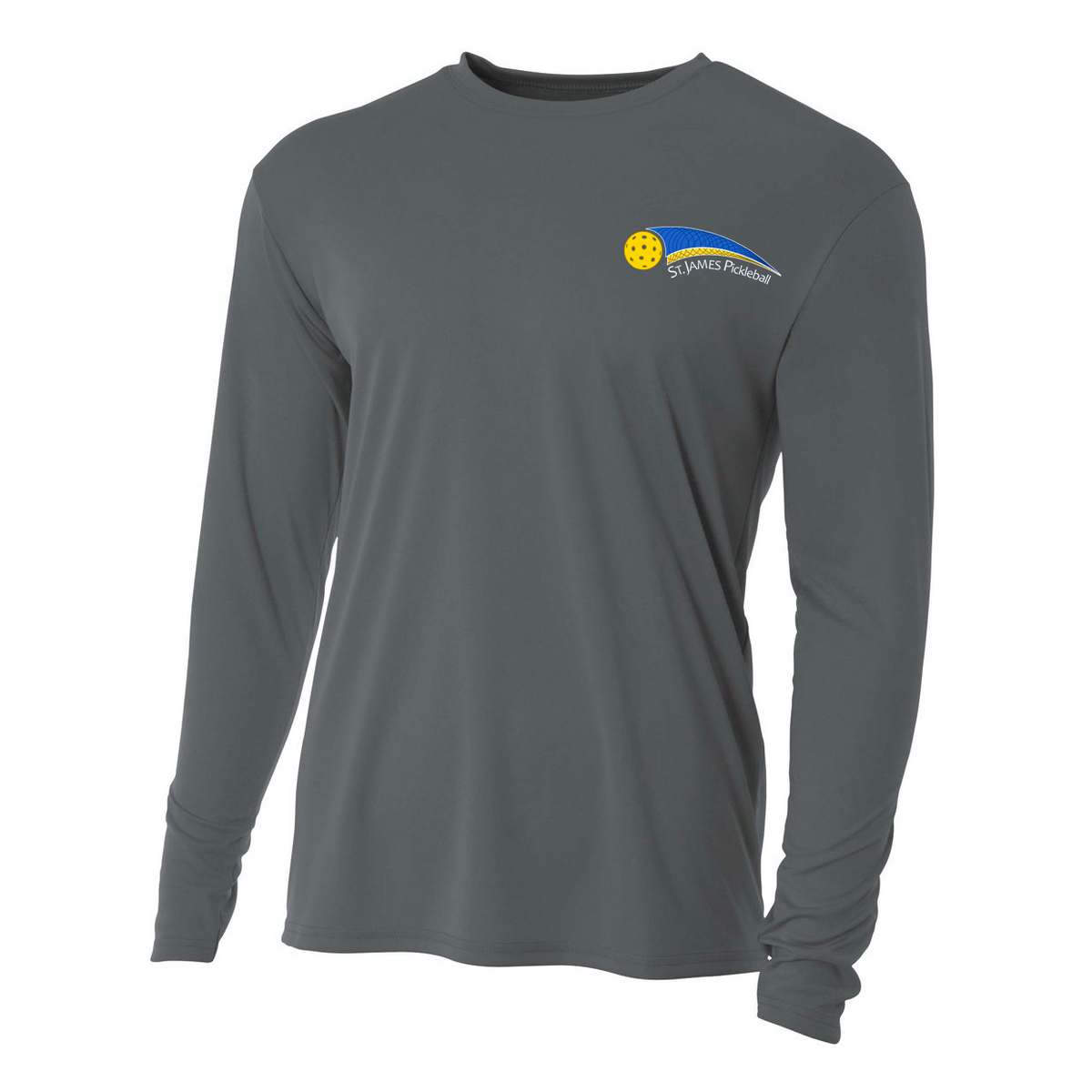 St. James Pickleball Association Men's Cooling Performance Long Sleeve Crew