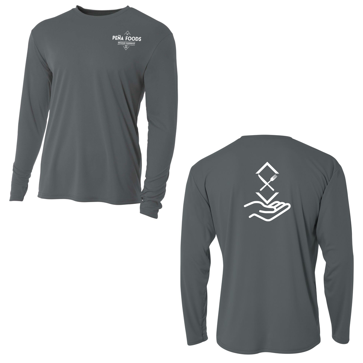 Peña Foods Cooling Performance Long Sleeve Crew