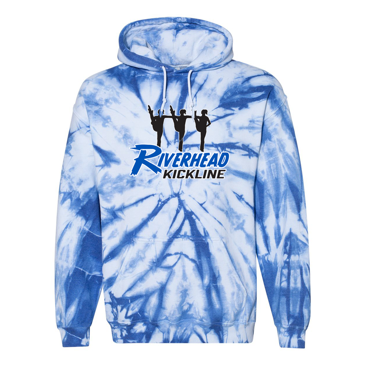 Riverhead Kickline Blended Hooded Tie-Dyed Sweatshirt