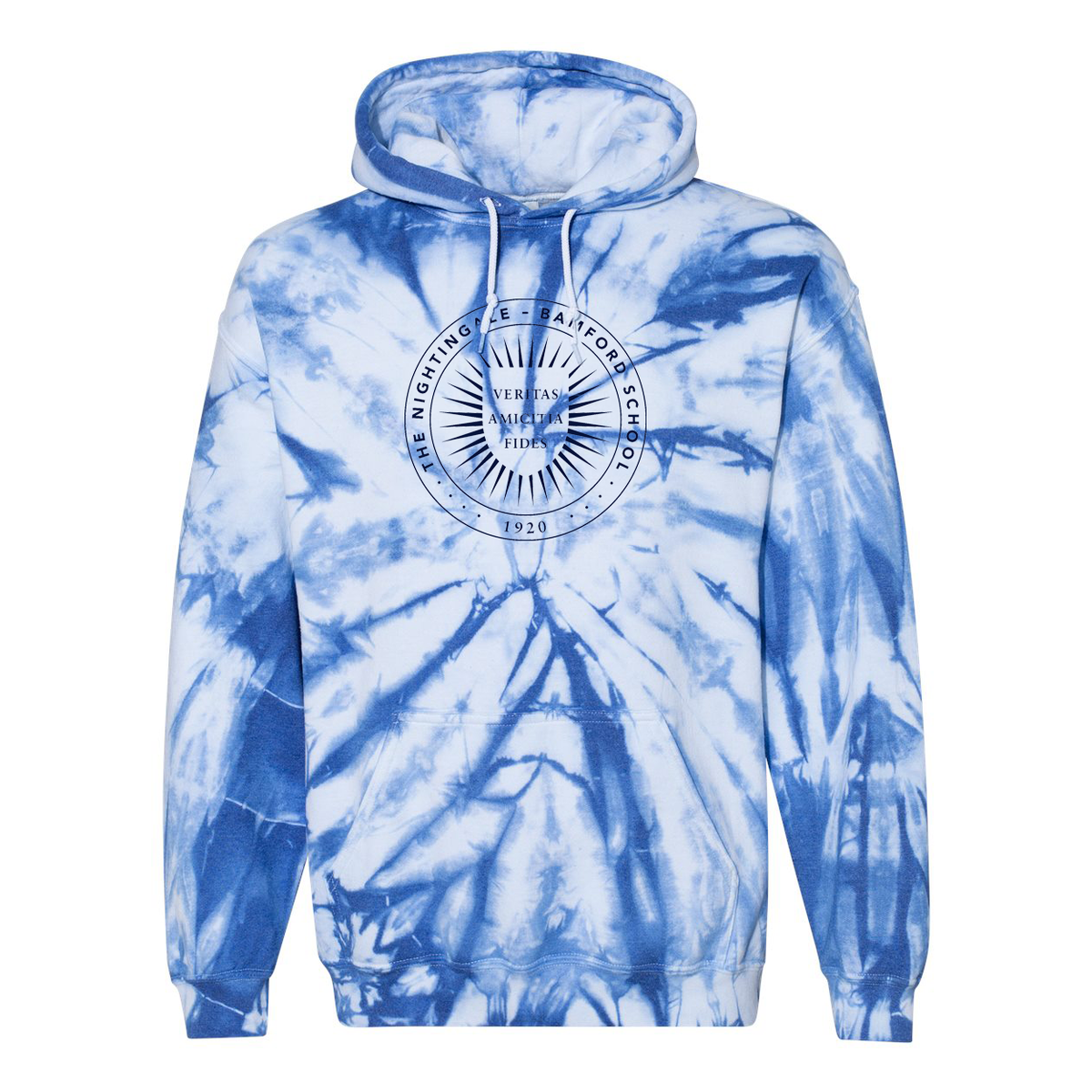 Nightingale Blended Hooded Tie-Dyed Sweatshirt