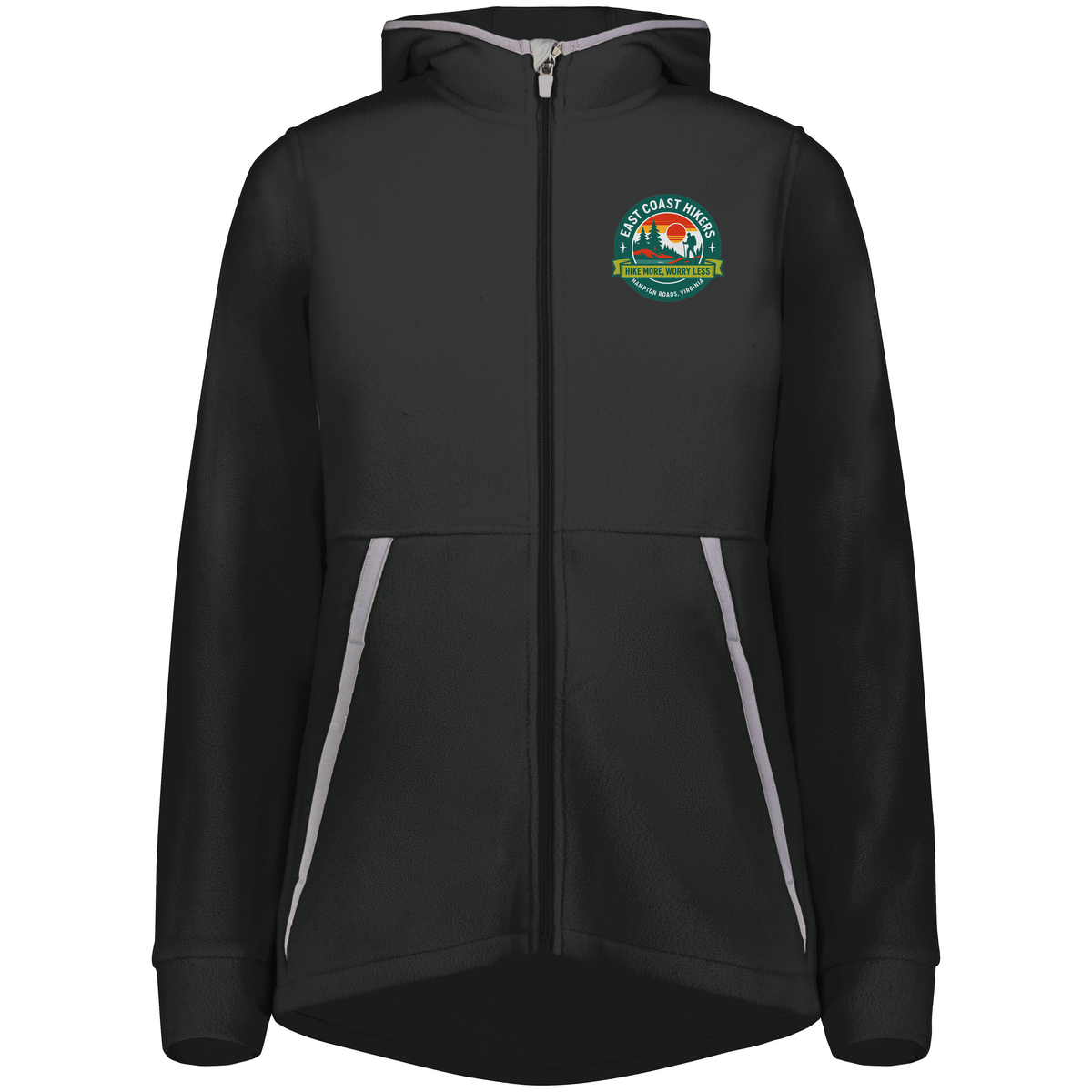 East Coast Hikers Women's Chill Fleece 2.0 Full Zip Hoodie