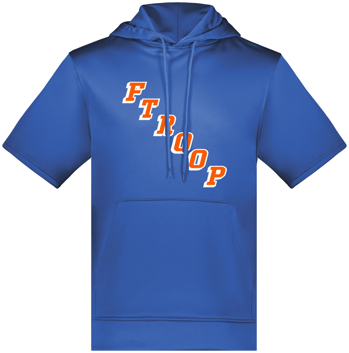 F Troop Hockey Wicking Fleece Short Sleeve Hoodie