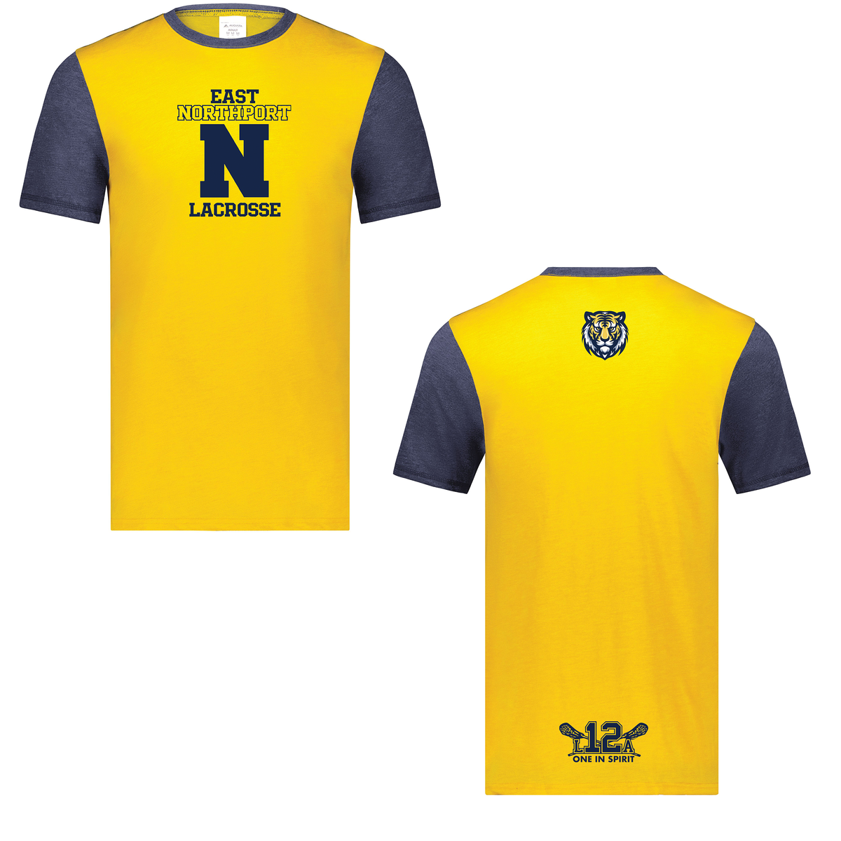 East Northport Lacrosse Gameday Vintage Ringer Tee