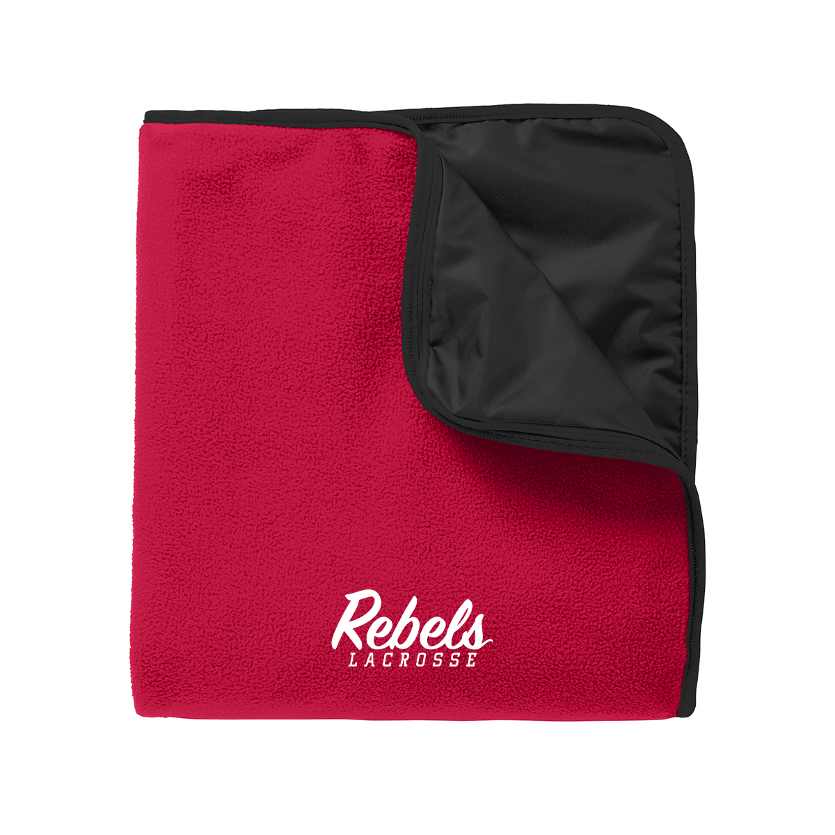 Rebels Lacrosse Club Fleece & Poly Blanket