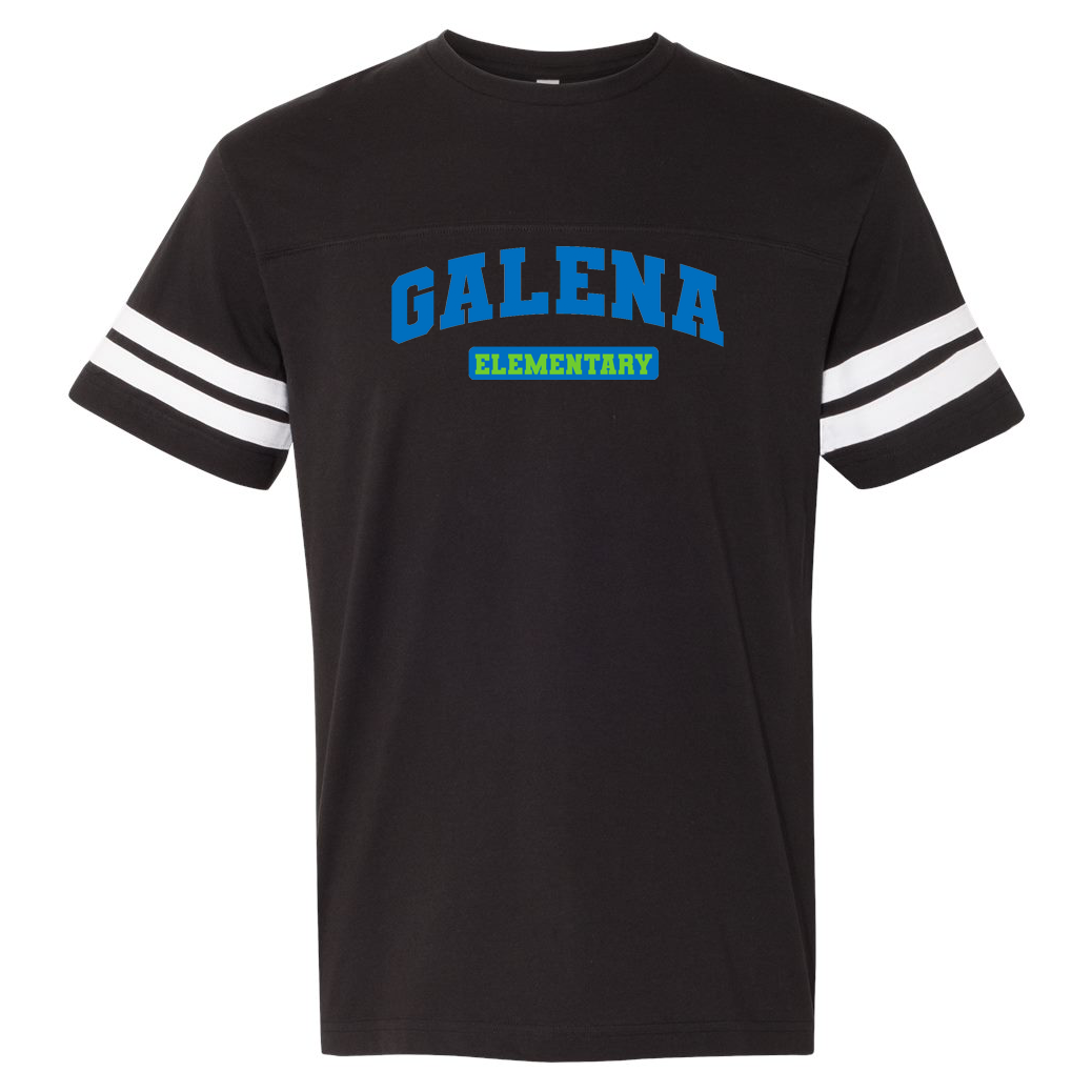 Galena Elementary School Football Fine Jersey Tee