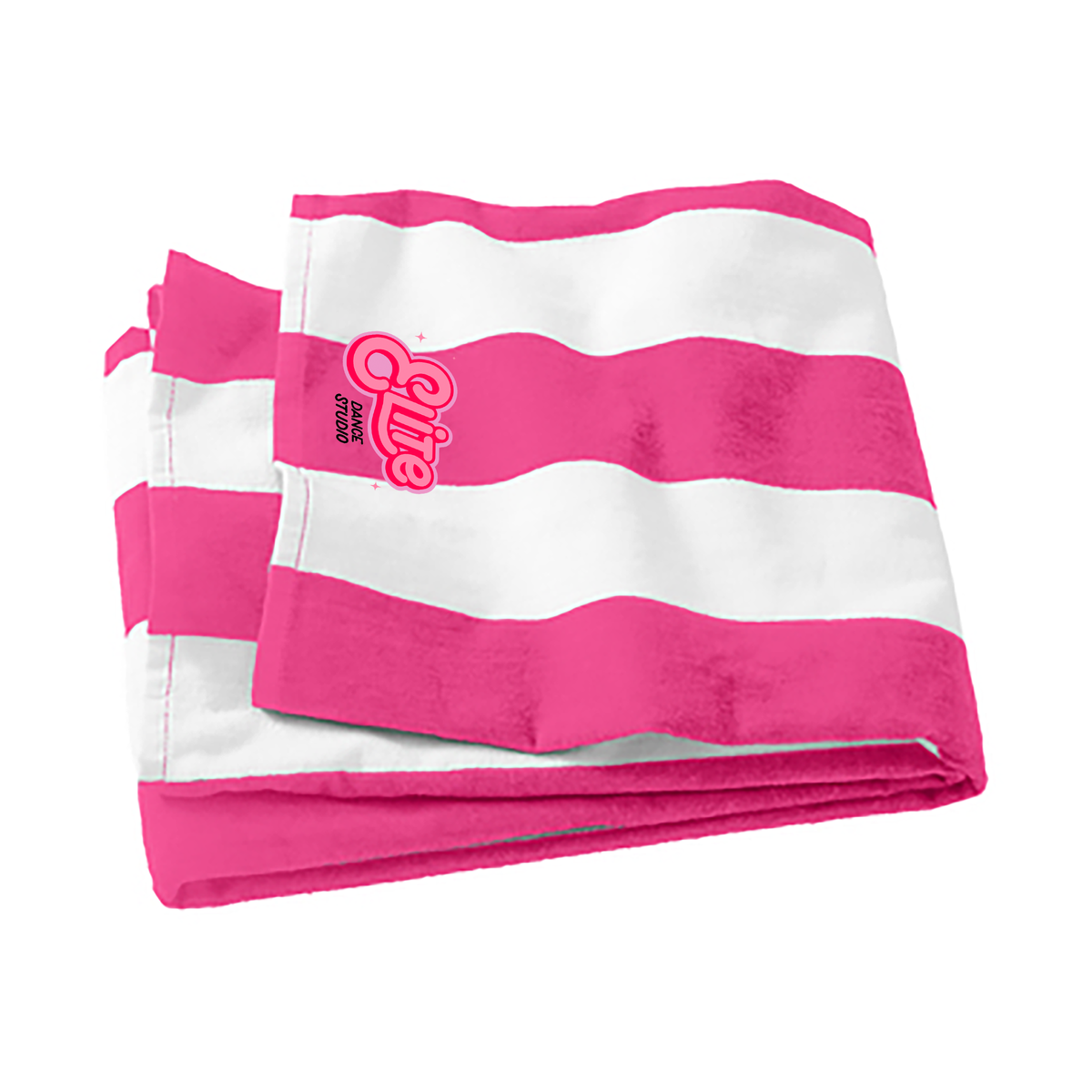 Elite Dance Studio Beach Stripe Towel