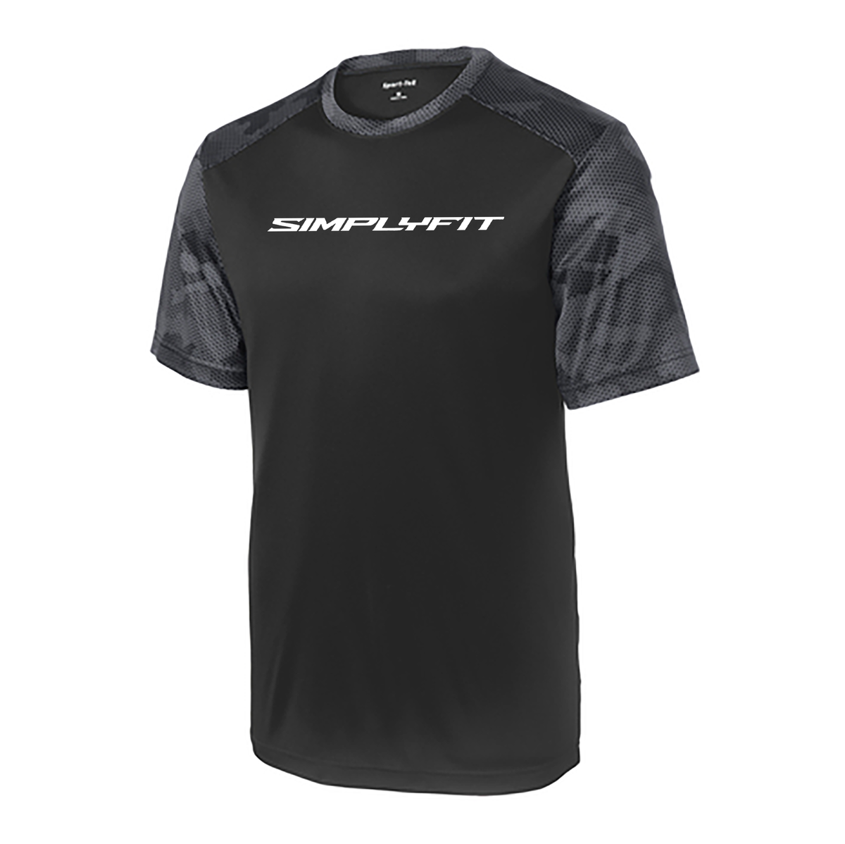 Simpleighfit Camo-Hex Sleeve Tee