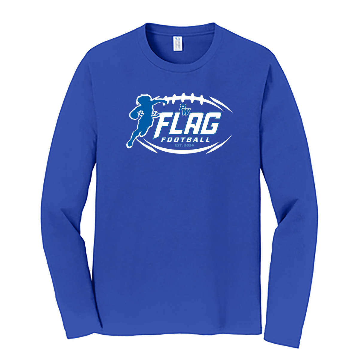 Port Washington Flag Football Long Sleeve Fan Favorite Tee