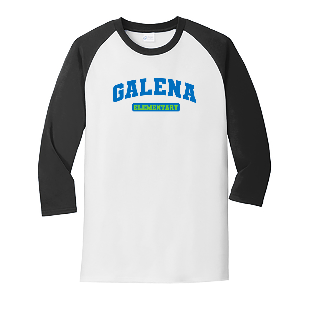 Galena Elementary School Core Blend 3/4-Sleeve Raglan Tee