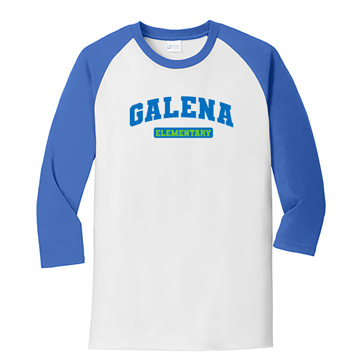 Galena Elementary School Core Blend 3/4-Sleeve Raglan Tee