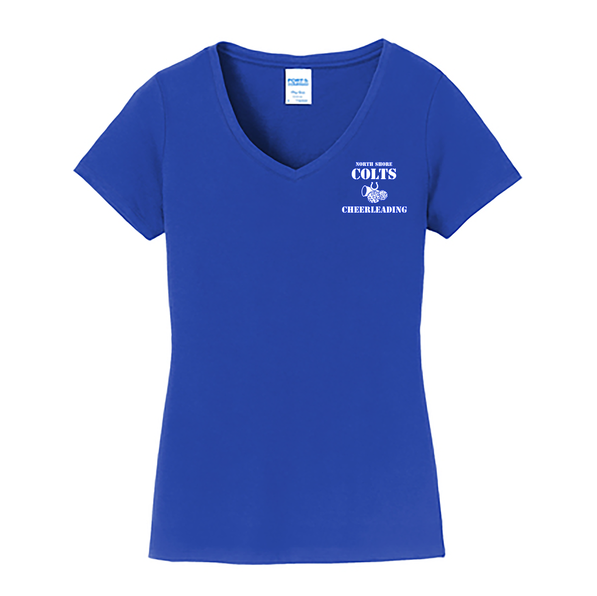 North Shore Colts Football & Cheer Ladies Fan Favorite V-Neck Tee