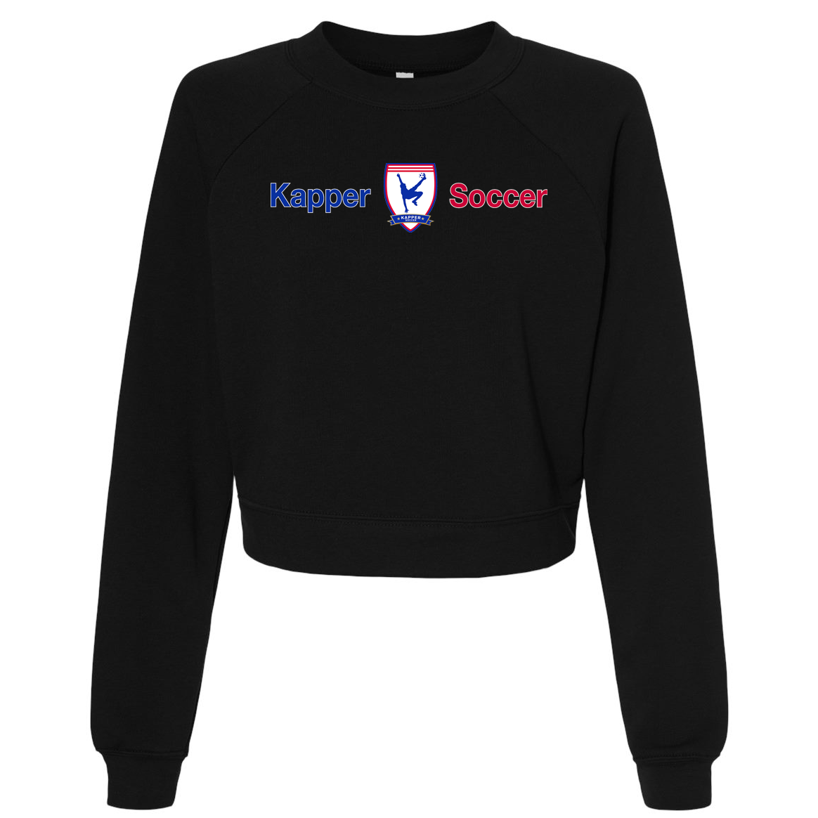 Kapper Soccer Women's Cropped Raglan Pullover Fleece