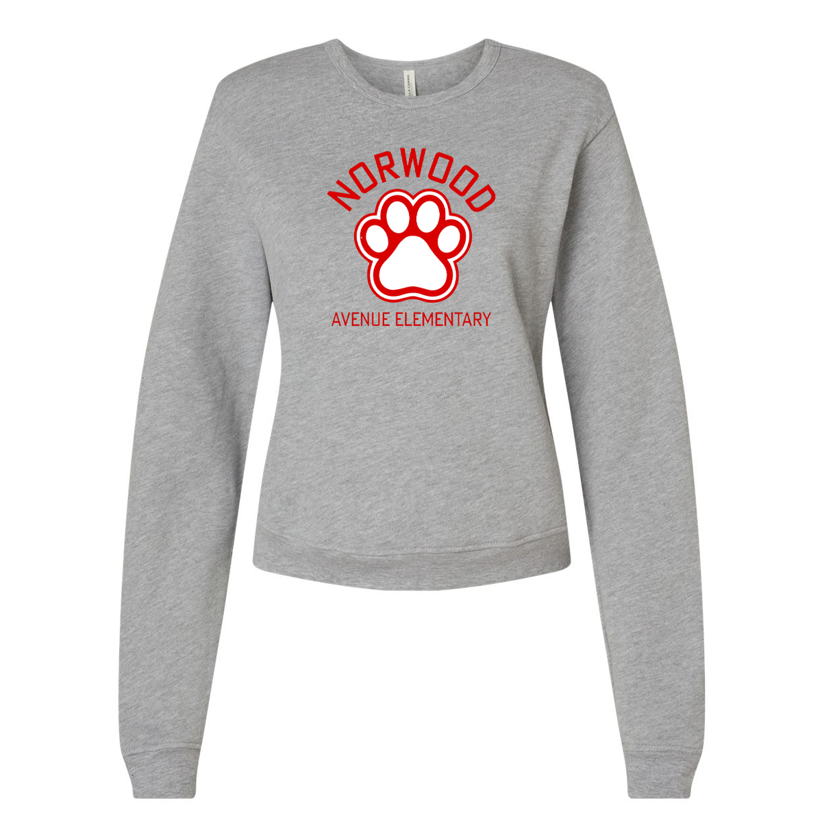 Norwood Ave. Elementary School Women's Sponge Fleece Classic Crewneck Sweatshirt