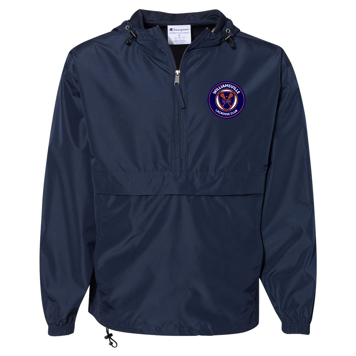 Williamsville Lacrosse Club Champion Packable Quarter Zip Jacket