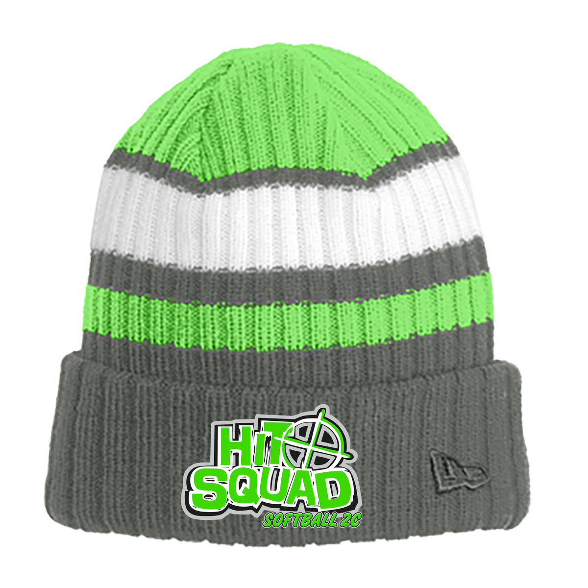 Hit Squad Softball New Era Ribbed Tailgate Beanie