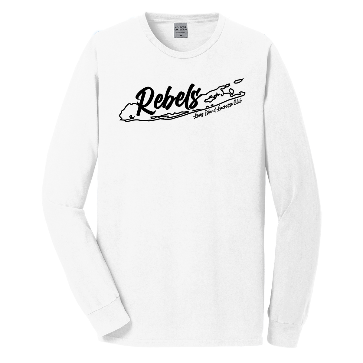 Rebels Lacrosse Beach Wash® Garment-Dyed Long Sleeve